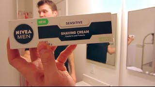 Nivea Shaving Cream Shave Review [upl. by Terrence]