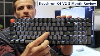 Keychron K4  3 Month Review Key Issues and Light Patterns [upl. by Aiuqet]