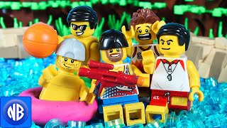 LEGO Dude Perfect Swimming Pool Stereotypes [upl. by Eenel]