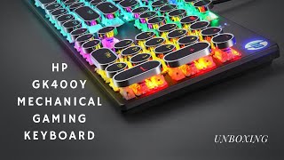 HP GK400Y MECHANICAL RGB GAMING KEYBOARD  UNBOXING🔥🔥 [upl. by Cirederf728]