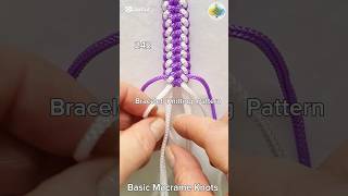 242 Bracelet Knitting Tutorial Macrame shorts macrametutorial tricks howto craftideas [upl. by Ula]