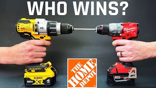 Testing the BEST DRILLS at Home Depot Milwaukee Makita DeWalt Ryobi Ridgid [upl. by Diamond]