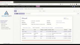 Odoo HR Overtime V11 [upl. by Yevreh713]