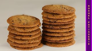 How to Make Thin amp Crispy Chocolate Chip Cookies Recipe  Kosher Pastry Chef [upl. by Jarvey249]