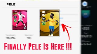 Finally Pele Is Here 🤩  New Legend In Pes 2021 MobileConsole [upl. by Allrud]