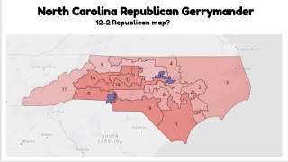 North Carolina Republican Gerrymander [upl. by Eitisahc]