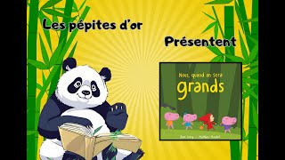 Lecture  Nous quand on sera grands de Jean Leroy et Matthieu Maudet [upl. by Brandice]