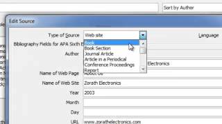 Adding Citations amp References Using MS Word [upl. by Rede832]