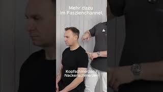 Faszientherapie bei KopfNackenschmerzen [upl. by Sihun]