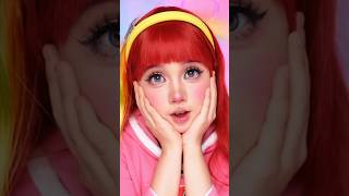 Rainbow Ruby Version With Red Hair rainbowruby makeup makeuptransformation shorts trending [upl. by Nilkoorb]