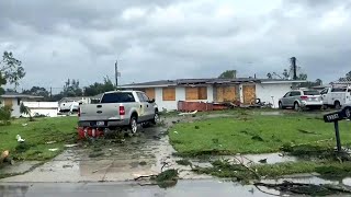 Hurricane Milton slams into Florida as a Category 3 [upl. by Torr]