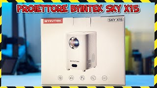 PROIETTORE BYINTEK SKY X15 LA RECENSIONE  CODICE SCONTO [upl. by Getraer613]