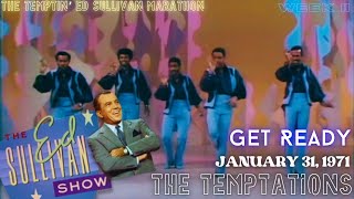 Get Ready  The Temptations 1971  Live on The Ed Sullivan Show HD [upl. by Narine]