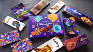 Lots of chocolates surprise toys chocolate opening video lots of chocolatesCadbury celebration [upl. by Nnylakcaj221]