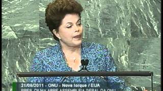 Melhores momentos do discurso da presidenta Dilma na ONU [upl. by Darwen]