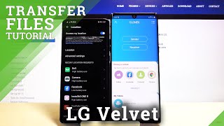 How to Transfer Data from Android to LG Velvet  Transfer Files [upl. by Byrn]