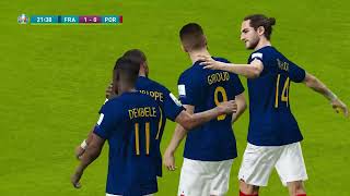 🔴PORTUGAL vs FRANCE LIVE  FOOTBALL LIVE MATCH STREAMING I eFootball Pes 21 Gameplay [upl. by Vijar]