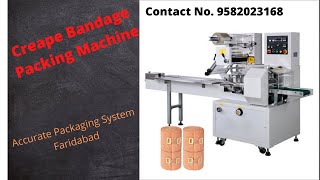 Crepe Bandage Packing Machine [upl. by Ecerehs116]