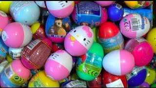 250 Kinder surprise and Surprise eggs Cars THOMAS Spider Man TOY Story MARVEL Heroics HELLO KITTY [upl. by Victor]