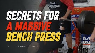 3 Secrets For A MASSIVE Bench Press [upl. by Ahtoelc]