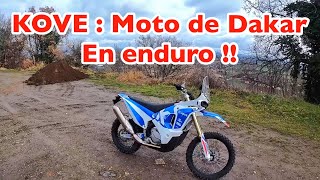 KOVE  une moto pour le Dakar ￼en enduro  Prix  9999 euro [upl. by Audrit]