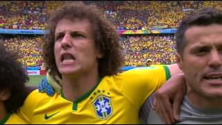 Brazil National Anthem World Cup 2014 vs Mexico Full HD [upl. by Audwin]