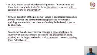 Weber’s Methodology of the Social Sciences [upl. by Libenson585]