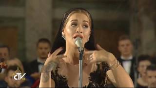 Rita Ora at a Cathedral  quotWhat Child Is Thisquot Live Performance [upl. by Addy]