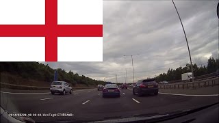 Driving in England  From Heathrow Terminal 3 to Cambridge 15 hours [upl. by Ahsimac808]