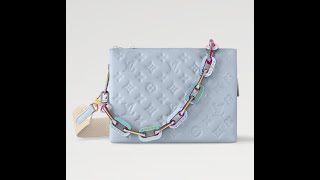 Louis Vuitton Coussin PM M11436 Washed Blue [upl. by Latea]