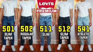 COMPLETE Guide To Levis Slim Fit Jeans 501 502 511 512 541 [upl. by Alair]