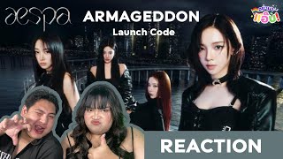 อย่ามาแอ๊บ REACTION aespa 에스파 Armageddon Launch Code ตั้งตารอ Come back นี้มากกก จึ้งโลกตลึง [upl. by Dnomhcir]