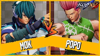 KOF XV ⚡ MOK ShuneiIslaKukri vs popo KyoRyoBenimaru ⚡ Steam Replay Match ⚡ [upl. by Love843]