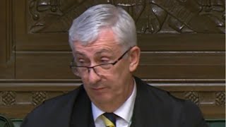 Boris Johnson slammed by House Speaker Lindsay Hoyle for total disregard of Parliament [upl. by Reeba88]