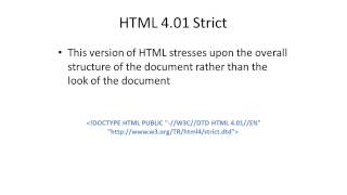 Choosing Doctype for HTML Documents [upl. by Nodnalb]