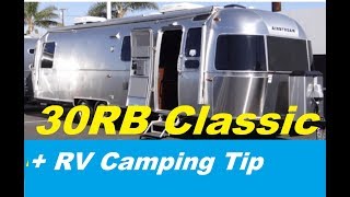 NEW Airstream 30RB Classic  RV Camping Tip [upl. by Derreg]