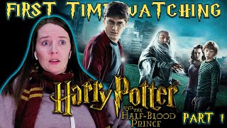 Harry Potter and the HalfBlood Prince  Movie Reaction  First Time Watch  Part 1 [upl. by Olonam640]