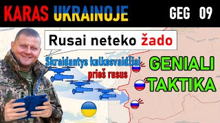 Geg 9 Puiku Ukrainiečiai PANAUDOJA SKRAIDANČIUS KULKOSVAIDŽIUS RUSŲ POZICIJŲ ŠTURMUI [upl. by Atla918]