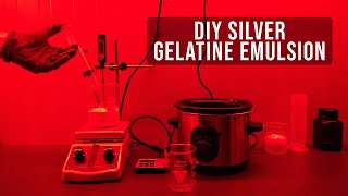 Making a BASIC Silver Gelatine Emulsion  Step by Step Tutorial  Analog Photography [upl. by Bela276]