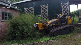 McConnel Robocut stump grinder and loader [upl. by Gambrill]