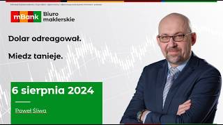 Dolar odreagował Miedz tanieje Bieżąca AT  2024 08 05 [upl. by Raine38]