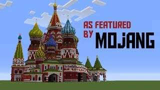 Minecraft Saint Basils Cathedral  BUILD SHOWCASE [upl. by Ahtabbat]