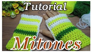 🔴 MITONES A CROCHET FÁCILES ‼️ Tejiendo con Hilda Rosa 🔔 [upl. by Feilak228]