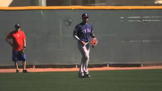 Ian Desmond Practicing Left Field [upl. by Hillell942]