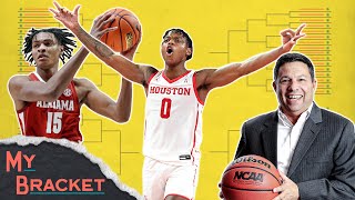 Joe Lunardi predicts every game in the 2023 mens tournament bracket  My Bracket [upl. by Oren222]