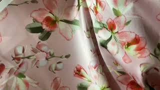 Wonderful Italian Silk Mikado Taffeta fabric for Dress 2 [upl. by Aicilf741]