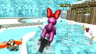 TINY CUSTOm TRACKS in MARIO KART WII 2  MKWii CT Origins Flower Cup [upl. by Lubow]