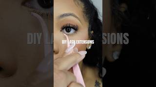 Lash with me 💕 diy lash extensions diylashextensions lashextensions [upl. by Eural]