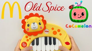 I Played McDonald’s Cocomelon Old Spice Coca Cola On a Lion Piano [upl. by Juan]