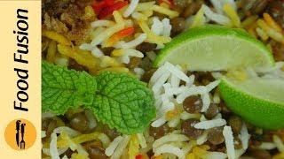 Qeema Masoor Biryani Recipe By Food Fusion [upl. by Irac]